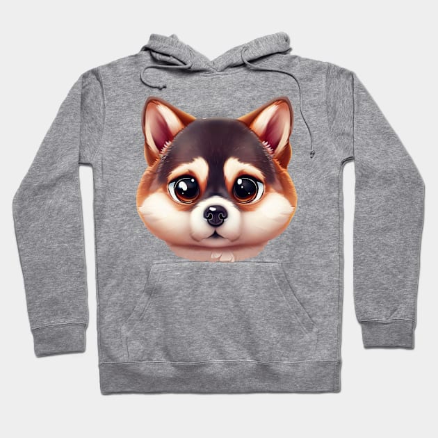 Wagtastic Shikoku Inu Hoodie by Art By Mojo